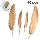 thumbnail image 1 of 40 accesorios de ropa de plumas de ganso naturales de 4 estilos para atrapasueños, decoración de Pascua, Navidad, ropa y decoraciones para baby shower, 1 of 8