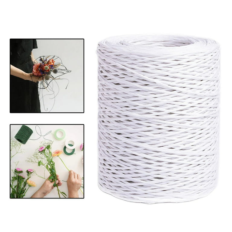 Floral Bind Wrap Flower Wire Vine for Bouquets Wreath Making Gardening Green