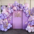 thumbnail image 3 of 133pc Purple Butterfly Balloon Arch Garland Kit Pastel Purple Pink Foil Balloons Arch Kit for Butterfly Birthday Party Decorations Baby Shower Decorations for Girls, 3 of 7