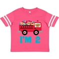 thumbnail image 3 of Inktastic Fire Truck 2nd Birthday Boys or Girls Toddler T-Shirt, 3 of 5
