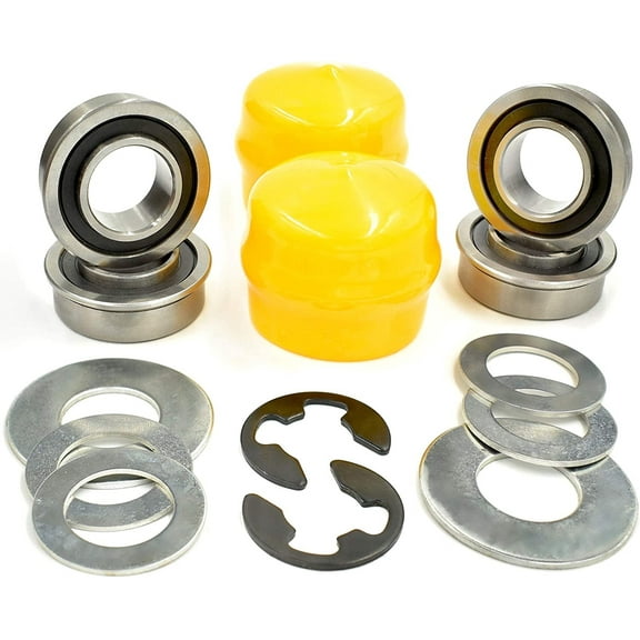 HD Switch Front Wheel Bearing Bushing to Bearing Conversion Kit For John Deere LA100 L105 LA115 LA125 LA130 LA135 LA140 LA145 LA150 LA155 LA165 LA175 w/Hardware & Hub Caps