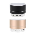 thumbnail image 2 of Miangastore 2Pcs Gaming PC Speakers Black Metal LED Light Travel Home Decoration, 2 of 8