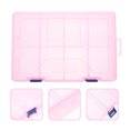 thumbnail image 1 of unbranded Caja Organizadora Plástica Rosa Con Compartimentos Para Guardar Joyas Y Piezas Pequeñas, 1 of 6