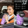 thumbnail image 5 of 30oz Handheld Travel Tumbler with Handle – Double Wall Stainless Steel Insulated Cup, Flip Straw Lid, Leak-Proof & BPA-Free for Hot and Cold Drinks – Durable Coffee & Juice Mug Pink, 5 of 7