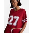 thumbnail image 4 of No Boundaries Jersey Top and Skort Set, 2-Piece, Women's XXS-4X, 4 of 6