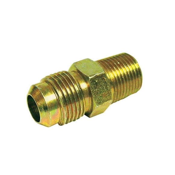 Adaptador de latón Homeplus+ Flare de 5/8 pulgadas x 3/4 pulgadas macho