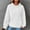 White, variant on Kiplyki Flash Women's Casual Long Sleeve Round Neck Ladies Sweatshirts Tops Blouse Plain No Pockets Hoodie