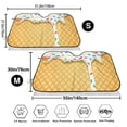 thumbnail image 3 of Balery White Ice Cream Print Car Windshield Sun Shade,Windshield Sunshade for Car Pickup Truck SUV Accessories-Small, 3 of 7