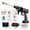 Two big battery, variant on 30Bar Wireless High Pressure Car Wash Washer Gun Foam Generator Water Gun Spray Cleaner With Box for 18V Battery ,Easy to Use