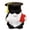 A, variant on Graduation Dwarf Figurine Ornament, "Congratulations" Gnome, Student Souvenir Gift, Desktop Decoration Cute Cartoon Resin C