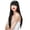 Jet Black, variant on Natural Long Silky Straight Black Wig with Bangs for Women,Synthetic Heat Resistant Full Head Hair Replacement Wig 26 Inch Black
