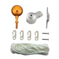 thumbnail image 4 of HAMPPLIES 1Set Flag Pole Accessories for Outside Replacement Hanging Light Golden Aluminum, 4 of 8