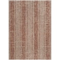 thumbnail image 4 of SAFAVIEH Courtyard Robert Striped Indoor/Outdoor Area Rug, 4' x 5'7", Light Beige/Terracotta, 4 of 10