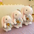 thumbnail image 2 of 23/30/38cm Cute White Rabbit Plush Toy / Garden Flower Skirt Rabbit Doll / Children's Birthday Gift / Home Decorationgrey38cm Deng Xun unisex, 2 of 2