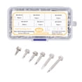 thumbnail image 2 of 80Pcs Hex Washer Head Self Drilling Screw Set Stainless Steel Screw Kit M4.8 With Storage Box For  Industrial Applications, 2 of 8