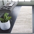 thumbnail image 2 of SAFAVIEH Maya Elvina Abstract Runner Rug, Ivory/Beige, 2' x 8', 2 of 10