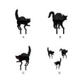 thumbnail image 3 of Bearachild Black Transform Yard In Haunted Haven With Cat Silhouette Yard Signs Silhouette Spooky Cat Kits de decoración para fiestas A, 3 of 6