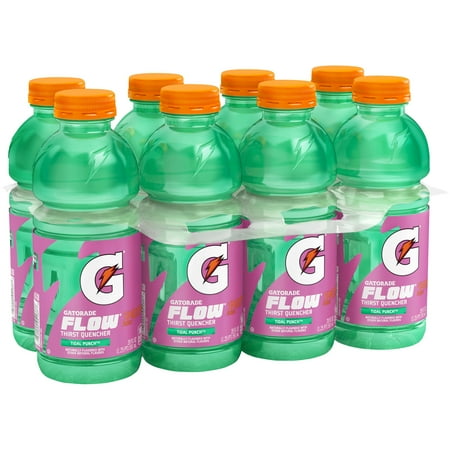 - Gatorade Flow Tidal Punch Sports Drink, 20 Fl. Oz., 8 Count