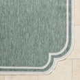thumbnail image 5 of Hauteloom Arnola Living Room, Bedroom Patio Outdoor Area Rug - Traditional - Medium Green, Cream - 9'2" x 12', 5 of 6