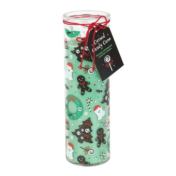 Something Different Merry Creepmas Cursed Candy Cane Tube Candle