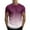 Purple, variant on Xl Undershirts for Men Men's Xl Tshirts Shirts for Men Short Sleeve Casual Tops Loose Crew Neck Blouse Fashion Gradient Color Beach Athletic Summer Clothes