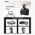 thumbnail image 2 of Nitze Camera Cage Arca Plate Design for Canon R6 Mark II/ R5 C/ R5/ R6 Camera, 2 of 9