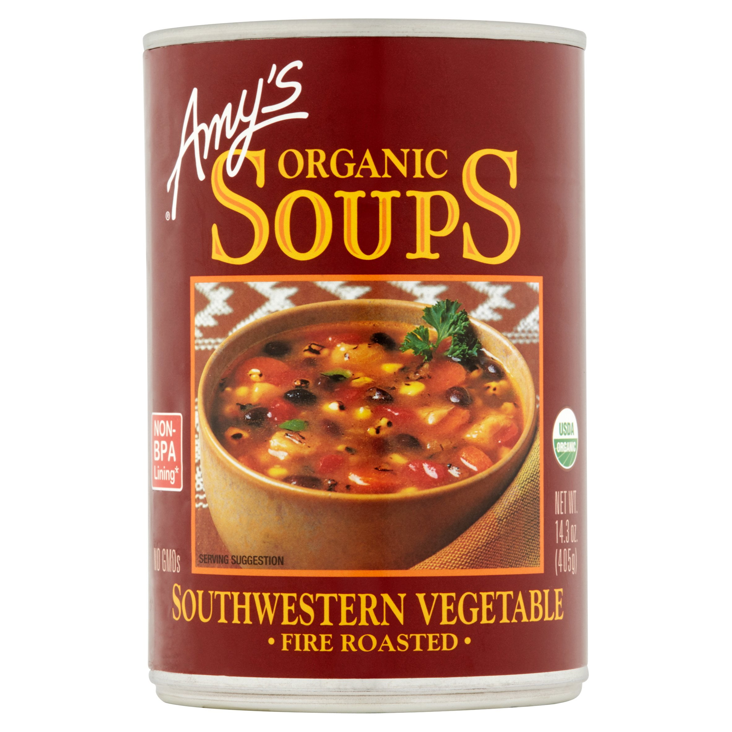 Amy's Organic Fire Roasted Southwestern Vegetable Soup, 14.3 oz by Amy's Kitchen Inc.