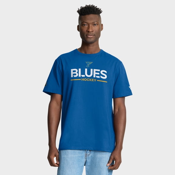 Men's Fanatics Blue St. Louis Blues Authentic Pro Primary T-Shirt