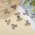 thumbnail image 5 of 16Pcs Cinch Belt Buckle Surcingle Strap Buckles Fast Fix Ring Buckle Cross Alloy Snap Lock Clasps Findings for Replacement Connection Webbing Strap Gunmetal, 5 of 6