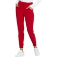 thumbnail image 6 of Heartsoul Break On Through Women Scrubs Pant, Low Rise Jogger, HS030T, XL Tall, Red, 6 of 8