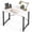 Black-White, variant on Gianna 31" Computer Desk for Small Spaces, Modern Writing Table with Sturdy Frame, Home Office Desk – White