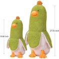 thumbnail image 2 of Peluche de pato plátano, lindo peluche, almohada de peluche para abrazar, peluche de pato para niñas y niños, verde, 49 cm, 2 of 5