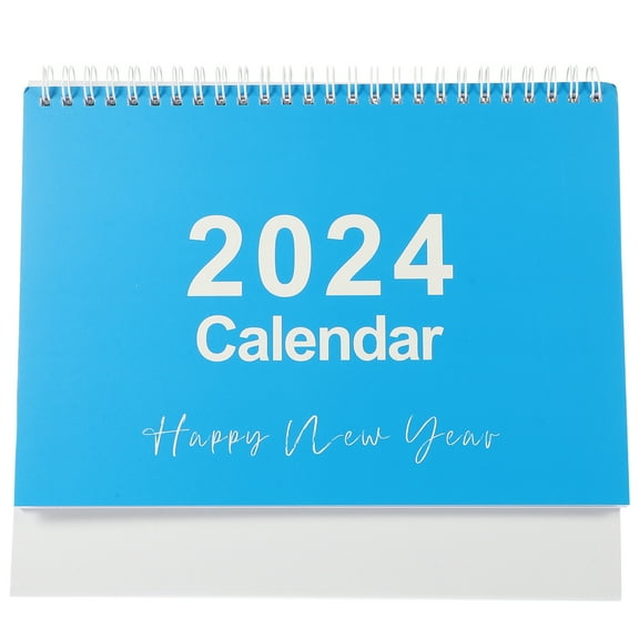 Jiyike Decorative Desktop Calendar Delicate Standing Calendar Household Desktop Calendar