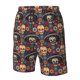 thumbnail image 4 of Fotbe Skulls and Flowers Trajes de Baño Estampados para Hombre, Shorts de Verano de Secado Rápido, Ropa de Playa, Bañadores-Large, 4 of 6