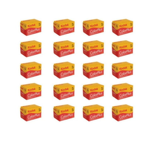 20 Rolls Kodak ColorPlus Color Plus 200 ASA 135-36 Exp. 35mm Film