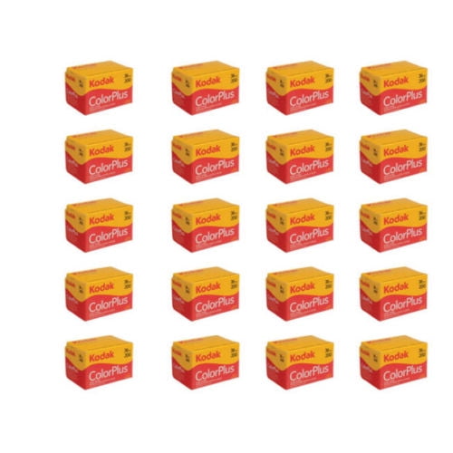 20 Rolls Kodak ColorPlus Color Plus 200 ASA 135-36 Exp. 35mm Film