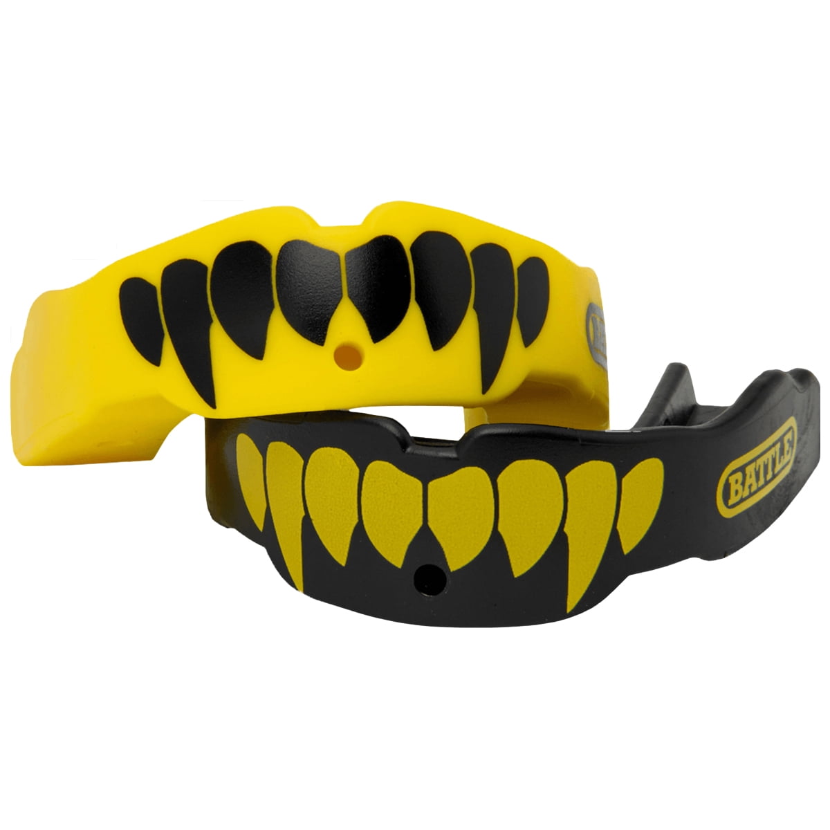 Battle Fang-Edition Mouth Guard Age ... Free Shipping 2-Pack Gold/Black Adult 