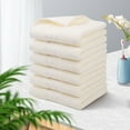 thumbnail image 2 of PiccoCasa 6 Pack Cotton Soft Hand Towels Set for Bathroom 13" x 29" Beige, 2 of 7