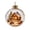 D, variant on Glowing Christmas Train & Teddy Bear Ornament, Mini Holiday Scene 3.9 Inch | Light-Up Christmas Balls with Warm LED Light for Xmas Tree Mantel, Gifting Use, 1-Pack