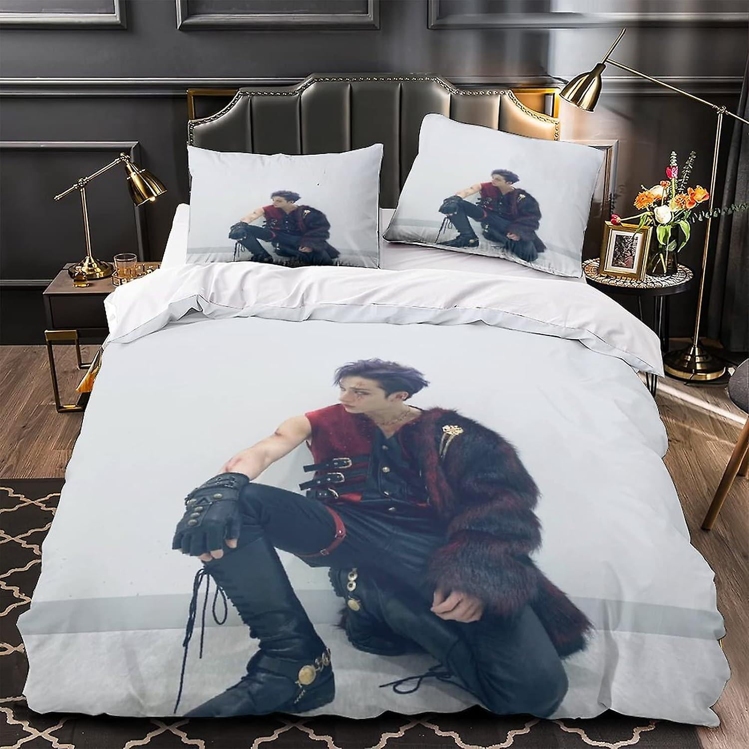 Stray Kids Duvet Cover Sets Stray Kids Bedding Sets Pieces Boy Girl King 135 200 Cm Walmart