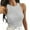 Gray, variant on CFLVAEK Tank Tops for Women Ribbed Round Neck Fit Shirts Casual Sleeveless Summer Vacation Tank Top Solid Color Basic Shirt Beige M