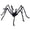 H, variant on Halloween Spider Decoration, Stretchy Cobweb Cotton Fake Giant Spider Prop, Realistic Horror Scene Layout for Bar Indoor Party Haunted House Display