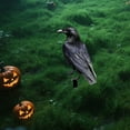 thumbnail image 5 of Spooky Halloween Crow Decorations with Realistic Black Bird Design - Yard Stake for Garden Party and Christmas Tree Topper Outdoor Ornaments for Themed Display U, 5 of 7