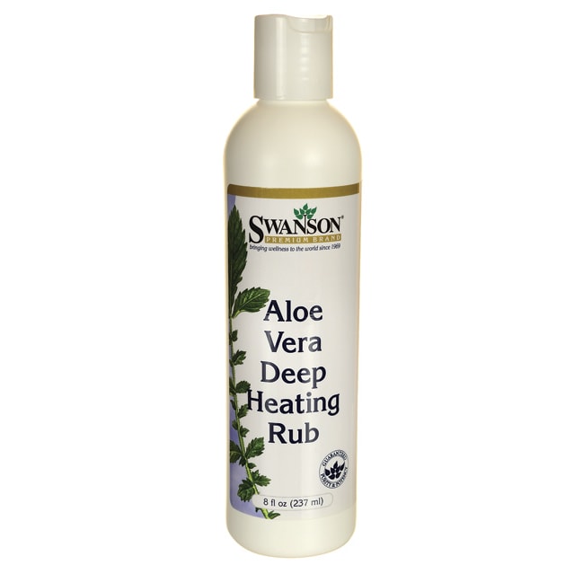 Swanson Aloe Vera Deep Heating Rub 8 fl oz Gel