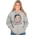 thumbnail image 5 of Betty Boop Cartoon Sass Symbol Cute Zip Hoodie Sweatshirt Women Brisco Brands S, 5 of 6