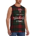thumbnail image 2 of Disketp Wonderful Time Christmas Sleeveless Tshirts For Men, Muscle Shirts For Men Dry Fit Tank Top-Small, 2 of 8