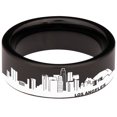 thumbnail image 4 of Los Angeles Skyline Tungsten Carbide Ring, 4 of 9