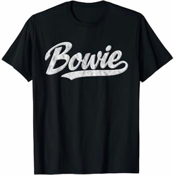 Vintage 1980s Graphic Style Bowie Maryland T-Shirt