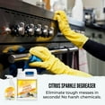 thumbnail image 3 of Hygea Natural Citrus Sparkle All Purpose Cleaner & Degreaser, Non-Toxic Cleaning Spray, 24 fl oz, 3 Pack, 3 of 8