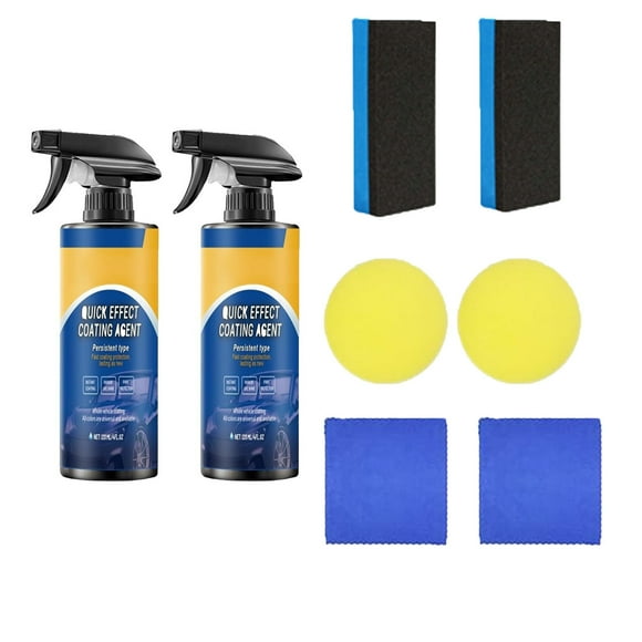 D-112 B 2 Set Automobile Coating Spray For Paint Maintenance 120Ml Each Sealing Glaze Protects Against Uv Damage #c09lg